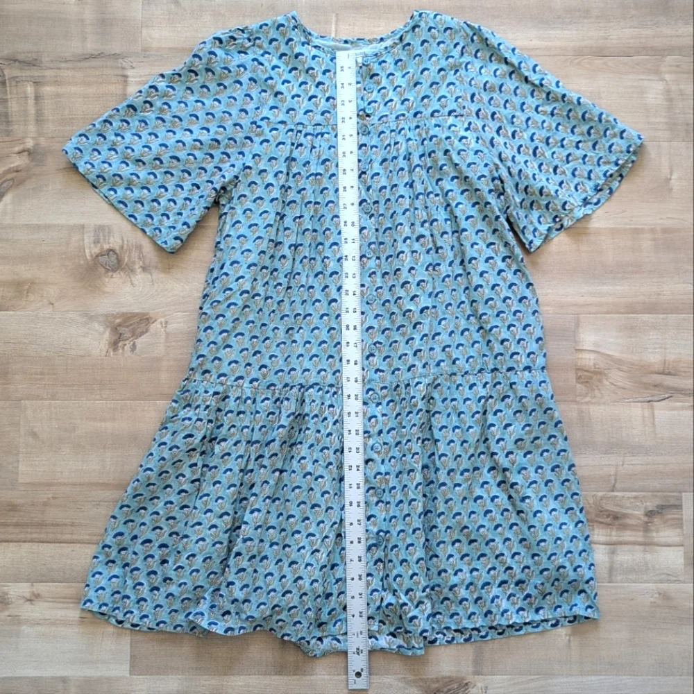 Emerson Fry India Collection Amelia Button Short Dress - Size XS/S - Picture 10 of 11